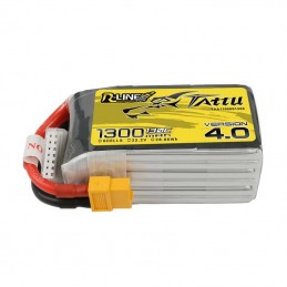 Tattu R-Line 4.0 1300mAh 22.2V 130C 6S1P XT60 Battery