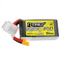 Battery Tattu R-Line 650mAh 11.1V 95C 3S1P XT30 Lipo