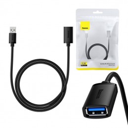 USB 3.0 Extension cable Baseus male to female, AirJoy Series, 1m (black)