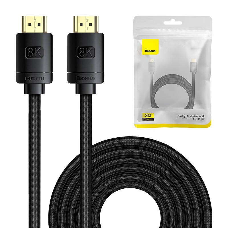 HDMI cable Baseus , 8K@60Hz, 8m (black)