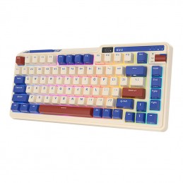 Mechanical keyboard Royal Kludge KZZI K75 pro RGB, Moment Switch (retro blue)