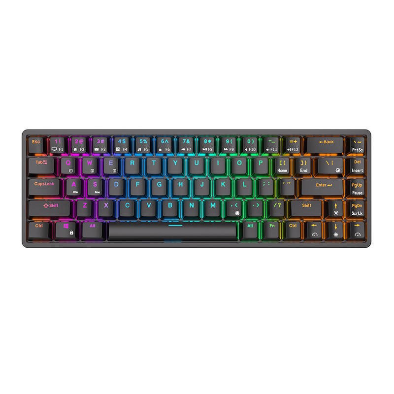 Mechanical Keyboard Royal Kludge RK837 RGB, Red switch (black)