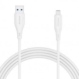 USB-A to Lightning Cable Ricomm RLS007ALW 2.1m