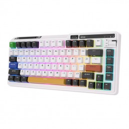 Mechanical keyboard Royal Kludge KZZI K75 pro RGB, Eternity Switch  (black and white)