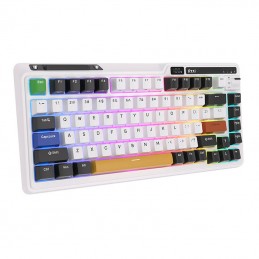 Mechanical keyboard Royal Kludge KZZI K75 pro RGB, Eternity Switch  (black and white)