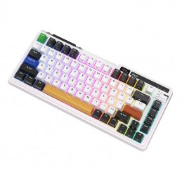 Mechanical keyboard Royal Kludge KZZI K75 pro RGB, Eternity Switch  (black and white)