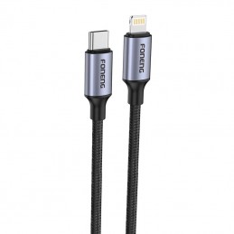 Cable Foneng Metal Head Braided Cable PD20W 1.2m (gray)