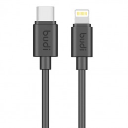 USB cable Budi 35W 1.2m (black)