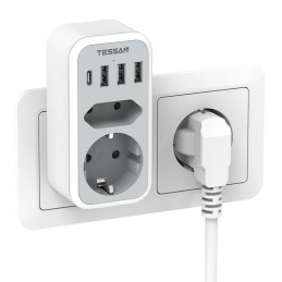 Tessan Wall Socket TS-328-DE