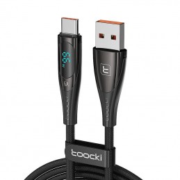 Toocki Charging Cable USB A-C 1m 66W (Black)