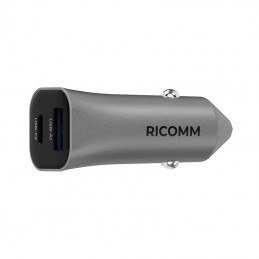 Car Charger 38W Ricomm RA381 1xUSB-A, 1xUSB-C