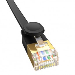 Baseus Cat 7 UTP Ethernet RJ45 Cable Flat 8 m black