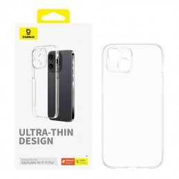 Phone Case for iPhone 15 Plus Baseus OS-Lucent Series (Clear)