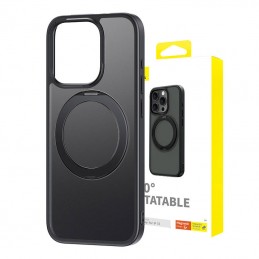 Magnetic Phone Case for iPhone 15 Baseus CyberLoop Series (Black)