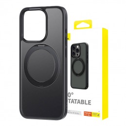 Magnetic Phone Case for iPhone 15 Pro Baseus CyberLoop Series (Black)