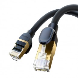 Network cable cat.8 Baseus Ethernet RJ45, 40Gbps, 1,5m (black)