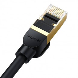 Network cable cat.8 Baseus Ethernet RJ45, 40Gbps, 8m (black)