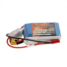 Battery GensAce LiPo 800mAh 11.1V 45C 3S1P