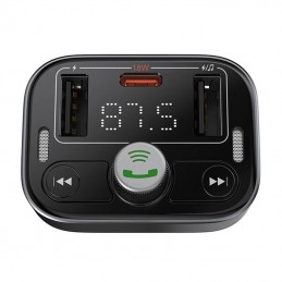 FM Transmitter Baseus S-09 Pro, Bluetooth (black)