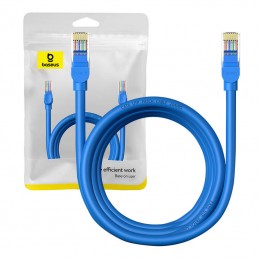 Round Cable Baseus Ethernet RJ45, Cat.6, 3m (blue)