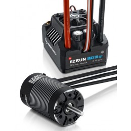 COMBO Hobbywing Ezrun Max10 SCT + Ezrun 3660SL 4000 kV - black