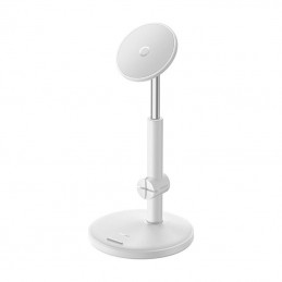 Magnetic Desktop Phone Stand Baseus MagPro (white)