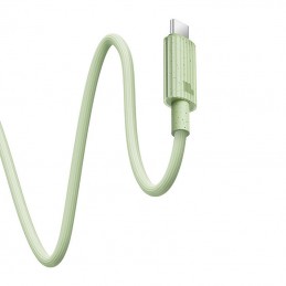 Fast Charging cable Baseus USB to USB-C Habitat Series 1m 100W (green)