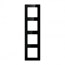 Quadruple frame socket Avatto N-TS10-Frame-B4 (black)