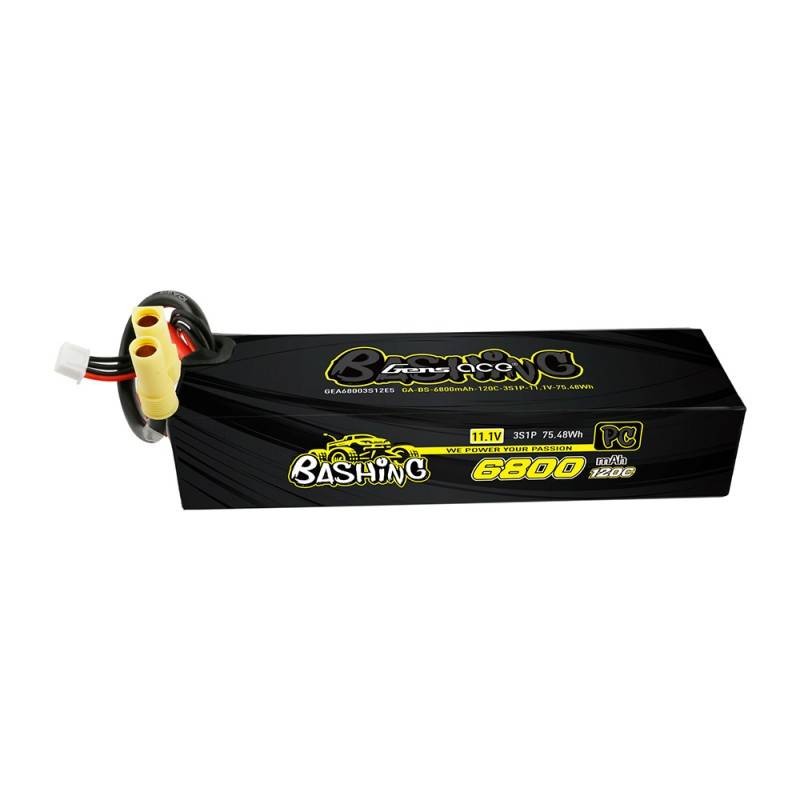 Gens Ace Bashing 6800mAh 11.1V 3S1P 120C EC5 LiPo Battery