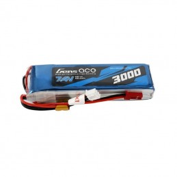 Battery  Gens Ace 3000mAh 7.4V 1C 2S1P LiPo