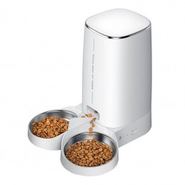 Rojeco 4L Automatic Pet Feeder WiFi Version with Double Bowl