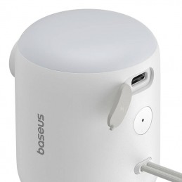 Portable Air Pump Baseus PocketGo (White)