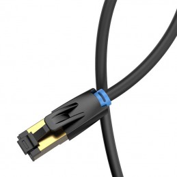 Category 8 SFTP Network Cable Vention IKABK 8m Black