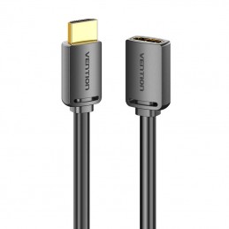 HDMI-A Male to HDMI-A Female 4K HD PVC Cable 5m Vention AHCBJ (Black)