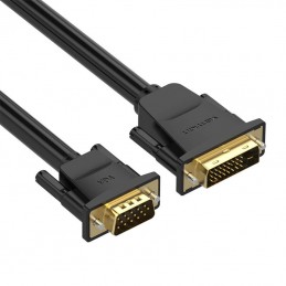 DVI(24+1) to VGA Cable 1.5m Vention EABBG (Black)