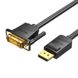 DisplayPort to DVI Cable 1.5m Vention HAFBG (Black)