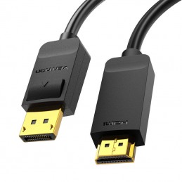 4K DisplayPort to HDMI Cable 2m Vention HAGBH (Black)