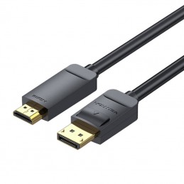 4K DisplayPort to HDMI Cable 2m Vention HAGBH (Black)