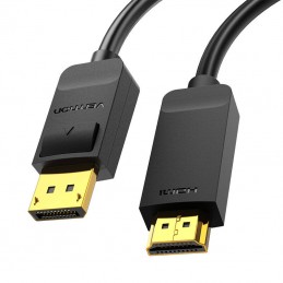 4K DisplayPort to HDMI Cable 3m Vention HAGBI (Black)