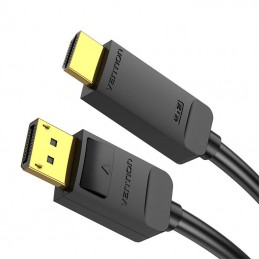 4K DisplayPort to HDMI Cable 3m Vention HAGBI (Black)