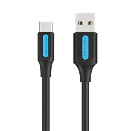 USB 2.0 A to USB-C 3A Cable Vention COKBI 3m Black