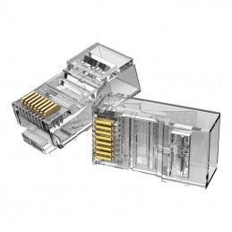 Modular RJ45 Cat.6 UTP Connector Vention IDDR0-100 Transparent 100 pcs.