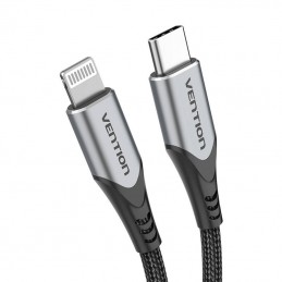 USB 2.0 to Lightning Cable Vention TACHH 2m Gray