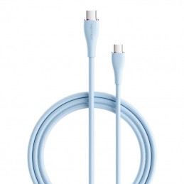 USB-C 2.0 to USB-C 5A Cable Vention TAWSG 1.5m Light Blue Silicone