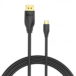 USB-C to DisplayPort 8K HD Cable 2m Vention CGYBH (Black)