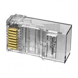 Modular RJ45 Cat.5E UTP Connector Vention IDBR0-10 Transparent Pack of 10