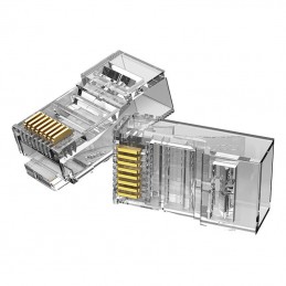 Modular RJ45 Cat.5E UTP Connector Vention IDBR0-10 Transparent Pack of 10