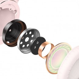 Wireless headphones Baseus Encok D02 PRO (pink)