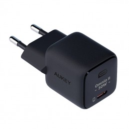 Wall Charger Aukey PA-B1L,USB-C, 30W (black)