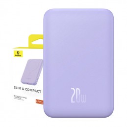 Magnetic Mini Powerbank Baseus 5000mAh 20W (purple)